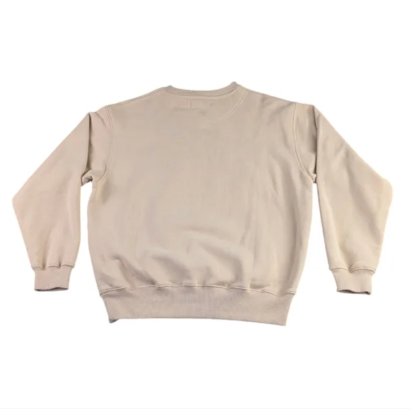 Anine Bing Dylan University Logo Sweatshirt Large 100% Cotton F268 - Picture 3 of 8